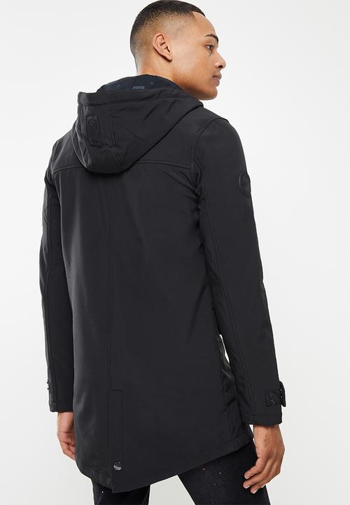 S.P.C.C - Morris regular fit parka jacket  - black