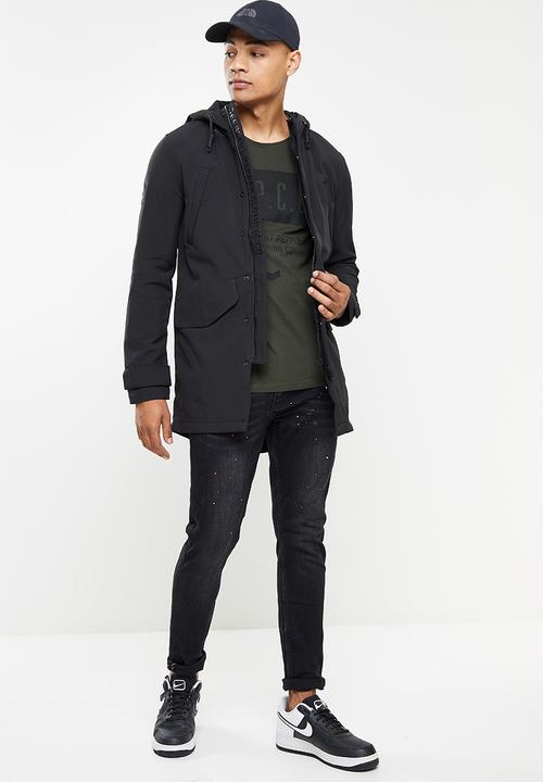 S.P.C.C - Morris regular fit parka jacket  - black