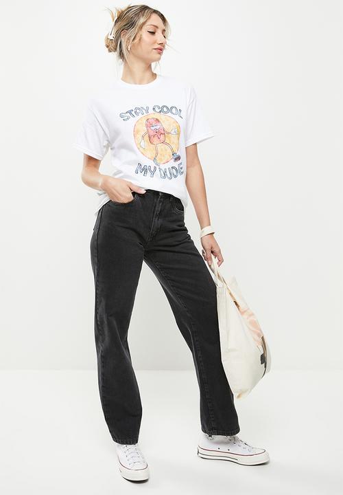 Daisy Street - Cool dude tee - white