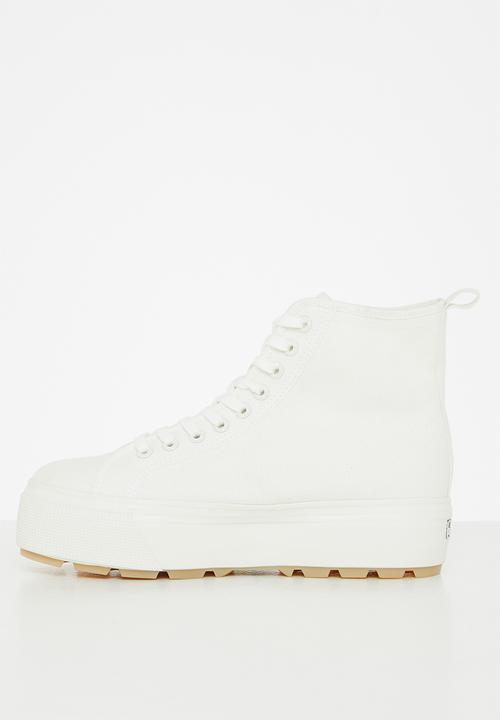 SUPERGA - 2705 hit top tank - agf white avorio milkey