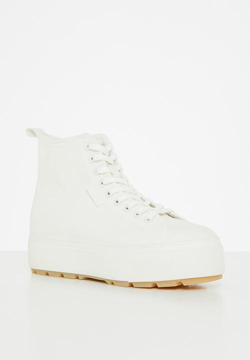 SUPERGA - 2705 hit top tank - agf white avorio milkey
