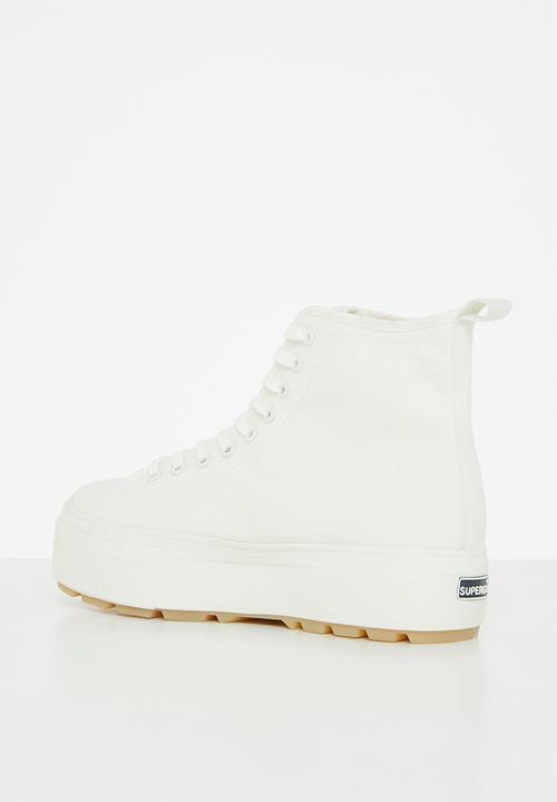 SUPERGA - 2705 hit top tank - agf white avorio milkey