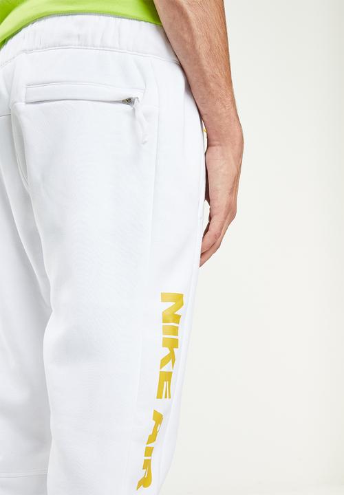 Nike - NSW Air Brushed Back Fleece Jogger - White
