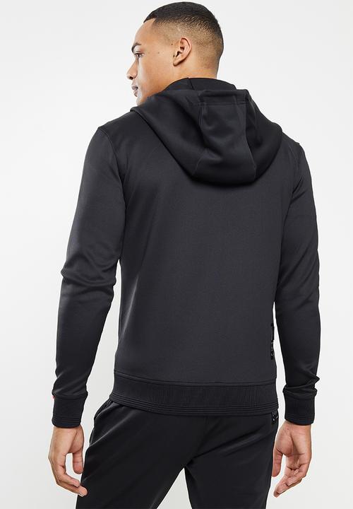 S.P.C.C - Fowler regular fit zip through hoodie  - black