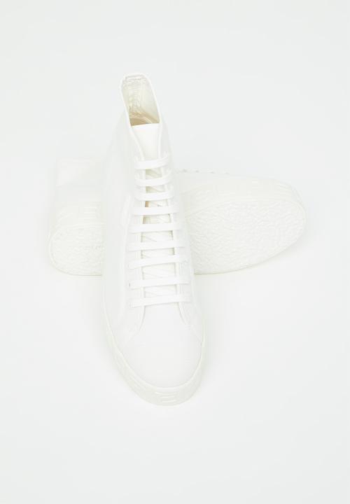 SUPERGA - 2705 shiny lettering - ab7 total white avorio