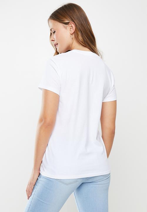 Levi’s® - The perfect tee poster logo - white