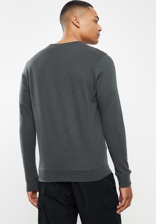 S.P.C.C - Rochell regular fit crew neck sweat  - charcoal