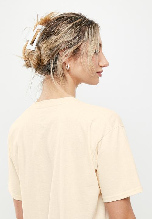 Daisy Street - Bear lake tyler tee - natural