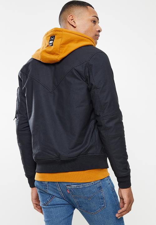 S.P.C.C - Godwin regular fit bomber jacket  - black