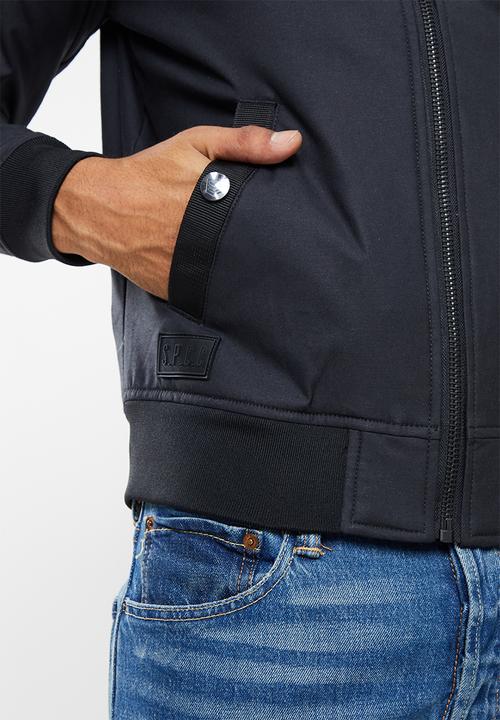 S.P.C.C - Godwin regular fit bomber jacket  - black