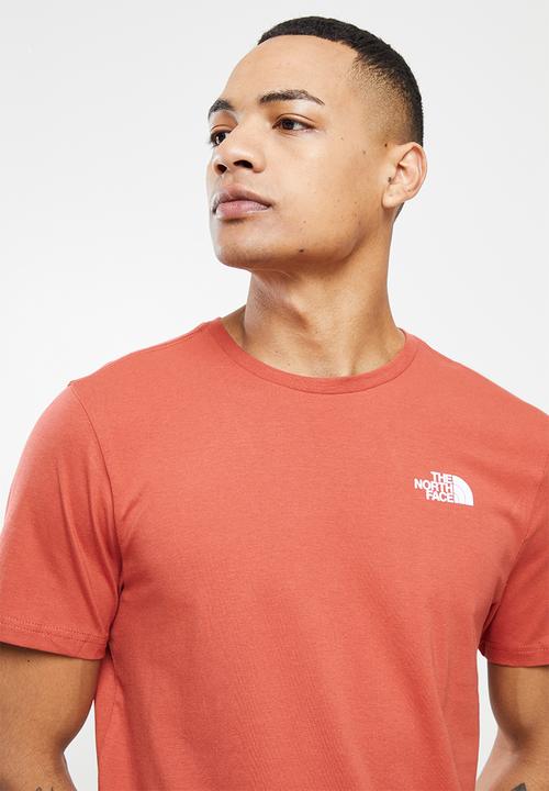 The North Face - M short sleeve redbox tee - red