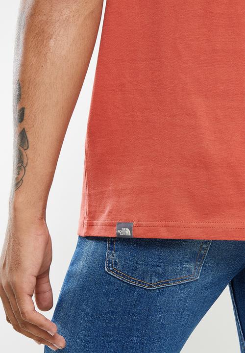 The North Face - M short sleeve redbox tee - red