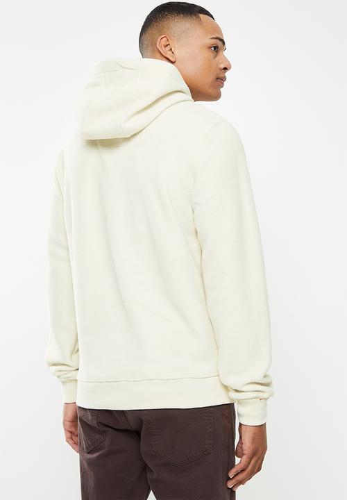 urban° - Urban micro polar fleece hoodie - bone