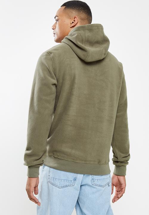 urban° - Urban micro polar fleece hoodie - brown