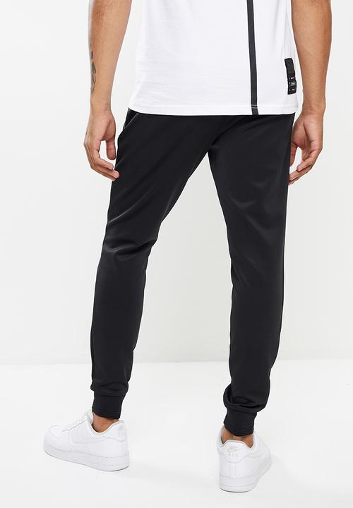 S.P.C.C - Corbin regular fit elasticated track pants  - black