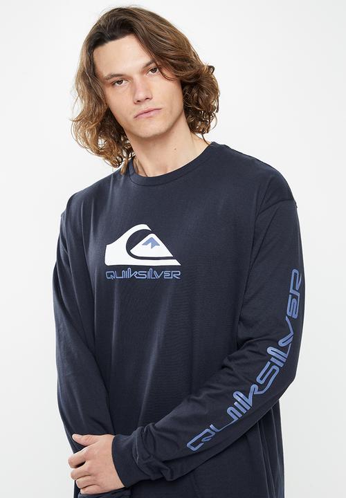 Quiksilver - Omni logo long sleeve - navy blazer