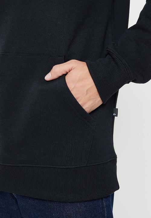 Quiksilver - Big logo hoodie - black