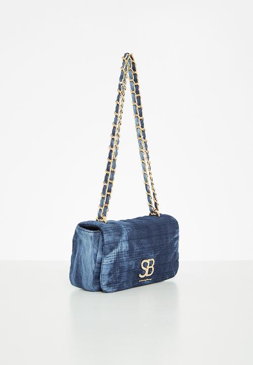 SISSY BOY - Square quilted crossbody - blue