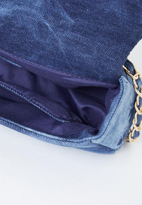 SISSY BOY - Square quilted crossbody - blue