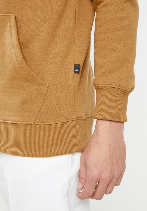 Quiksilver - Big logo hoodie - chipmunk