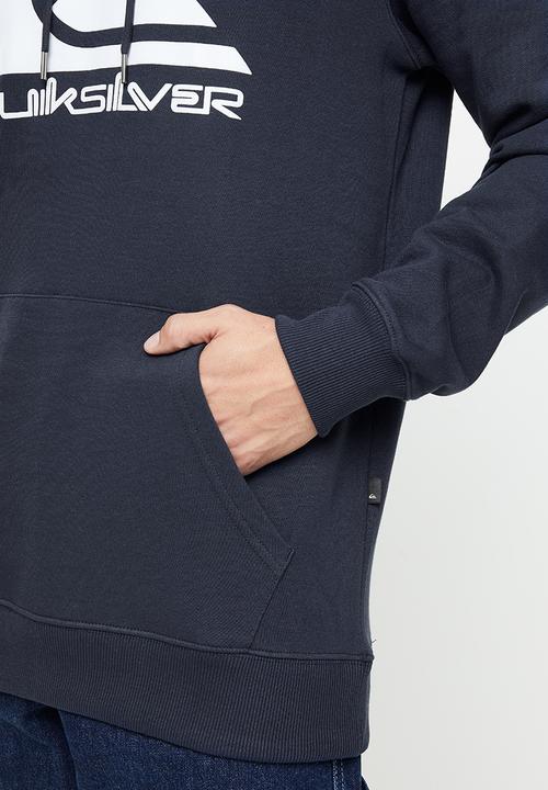 Quiksilver - Big logo hoodie - navy blazer