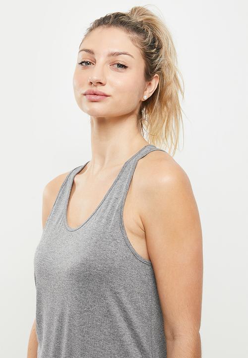 Franklees - Relaxed scoop vest - grey marl