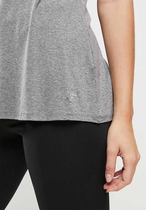 Franklees - Relaxed scoop vest - grey marl