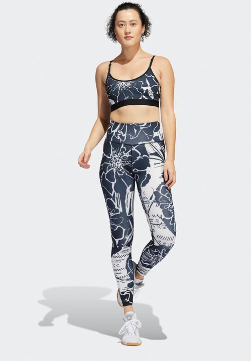 adidas Performance - Vf flower 7/8 tights - black