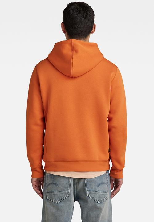 G-STAR - Premium core hood long sleeve - orange