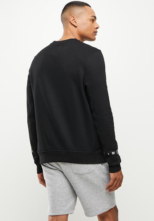Fox - Relm crew fleece - black