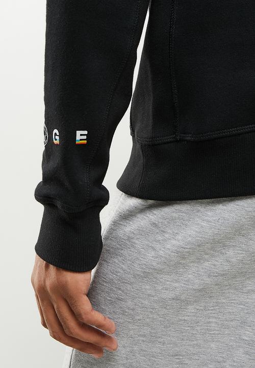 Fox - Relm crew fleece - black