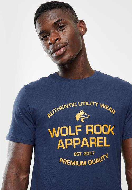 Wolf Rock - Premium - navy