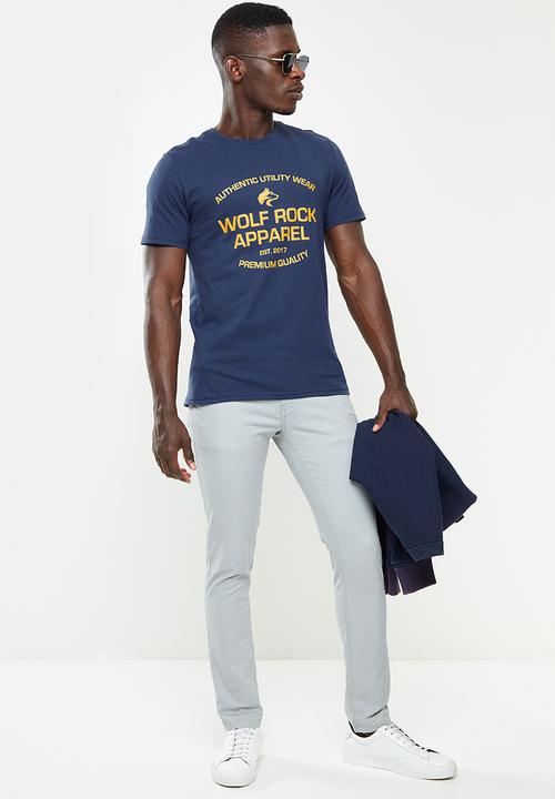 Wolf Rock - Premium - navy