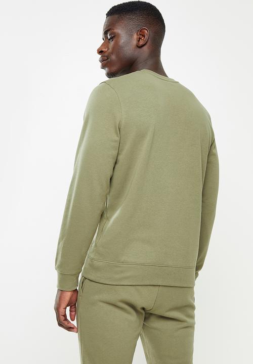 Under Armour - UA Rival Terry Logo Crew - light khaki