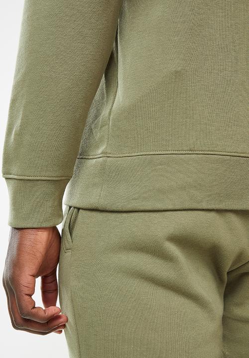 Under Armour - UA Rival Terry Logo Crew - light khaki