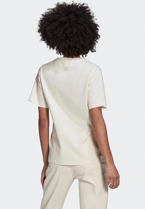 adidas Originals - Trefoil moments graphic tee - stone