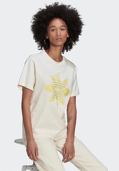 adidas Originals - Trefoil moments graphic tee - stone