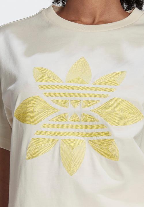 adidas Originals - Trefoil moments graphic tee - stone