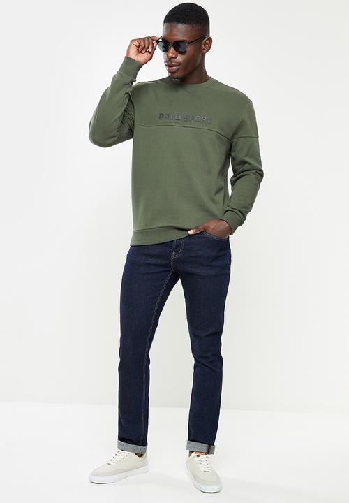 POLO - PS Embossed Sweatshirt - Fatigue