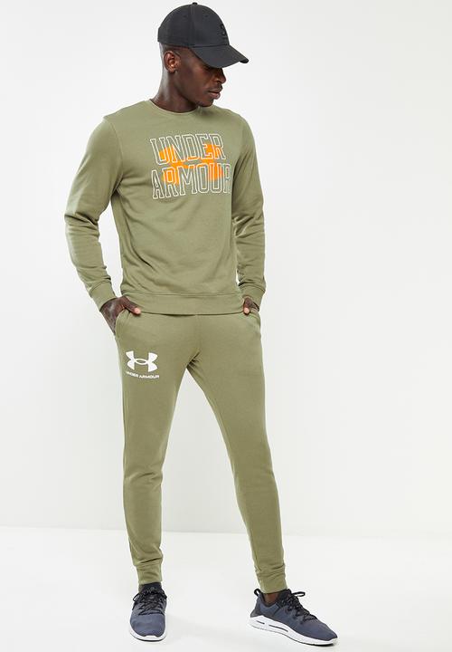 Under Armour - UA Rival Terry Joggers - light khaki
