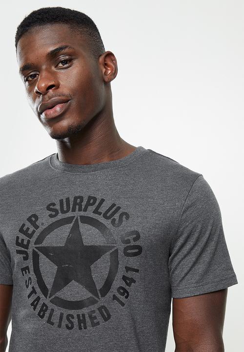 JEEP - Logo/icon strong tee - charcoal 