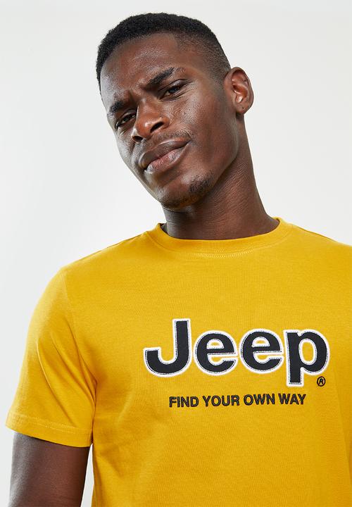 JEEP - Core logo tee - gold
