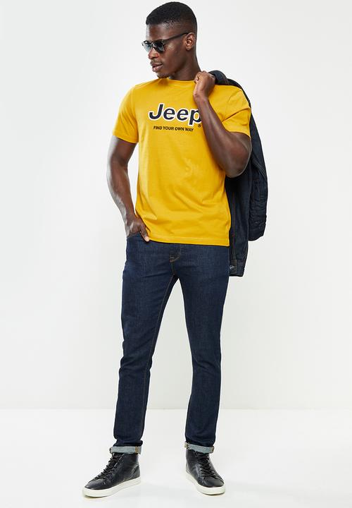 JEEP - Core logo tee - gold