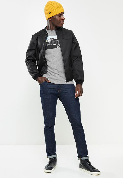 JEEP - Fashion graphics tee - grey 