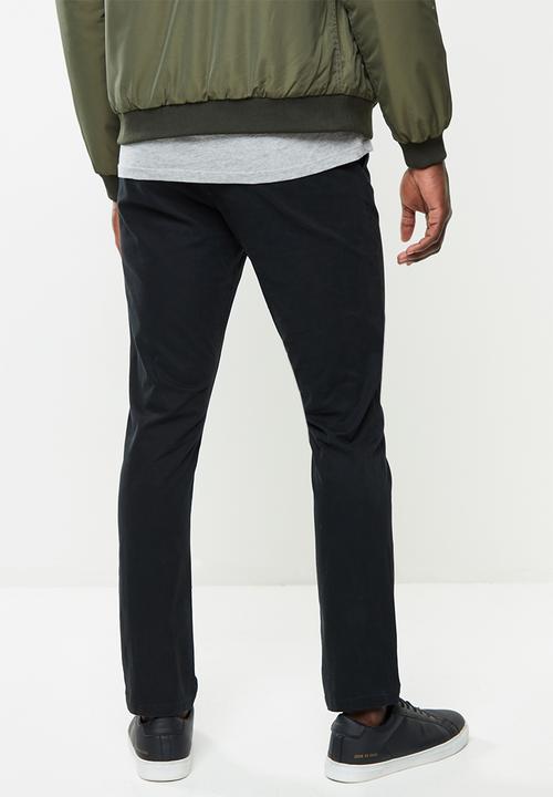 Valenta - Luna classic chinos - black