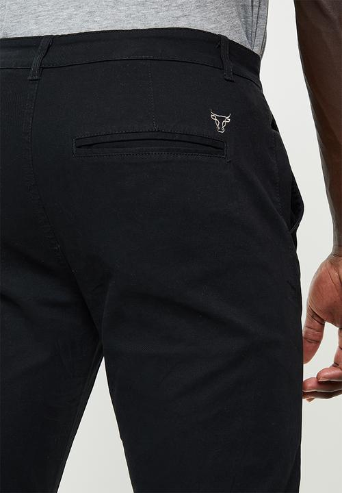 Valenta - Luna classic chinos - black