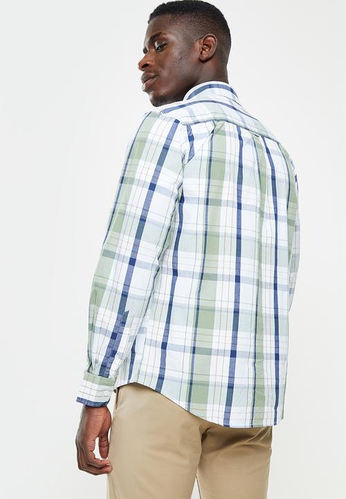 JEEP - Long sleeve check shirt-leaf-jeep - leaf jaspe