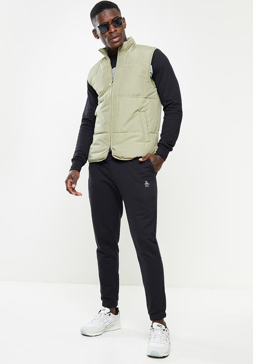 Original Penguin - Op fleece trackpant - true black