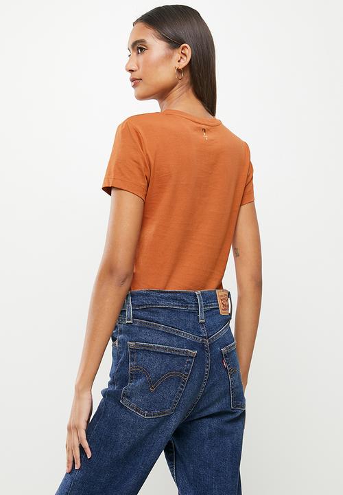 GUESS - Short sleeve cn kimetz tee - ginger spice