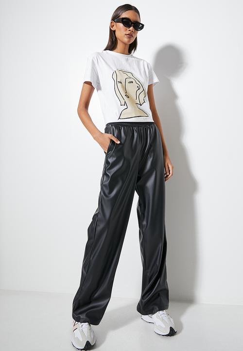 Superbalist - White face printed tee -  white